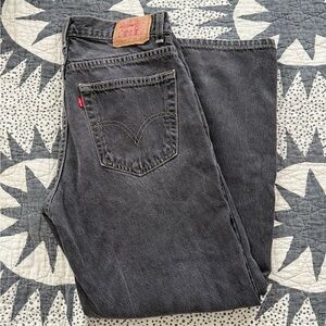 Levi's Men's Dark Gray Straight Jeans